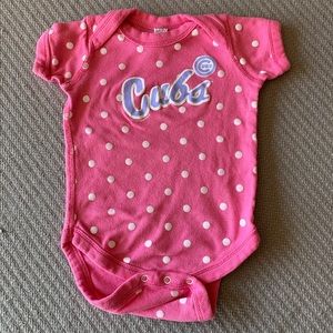 🛍🛍 BOGO!!! 🛍🛍 Onesie: Little Chicago Cubs-Fan-in-Training Pink Onesie!!